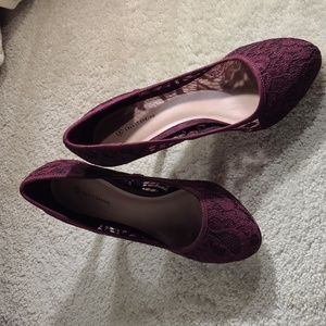 Call It Spring Tukums Lace Red Heels